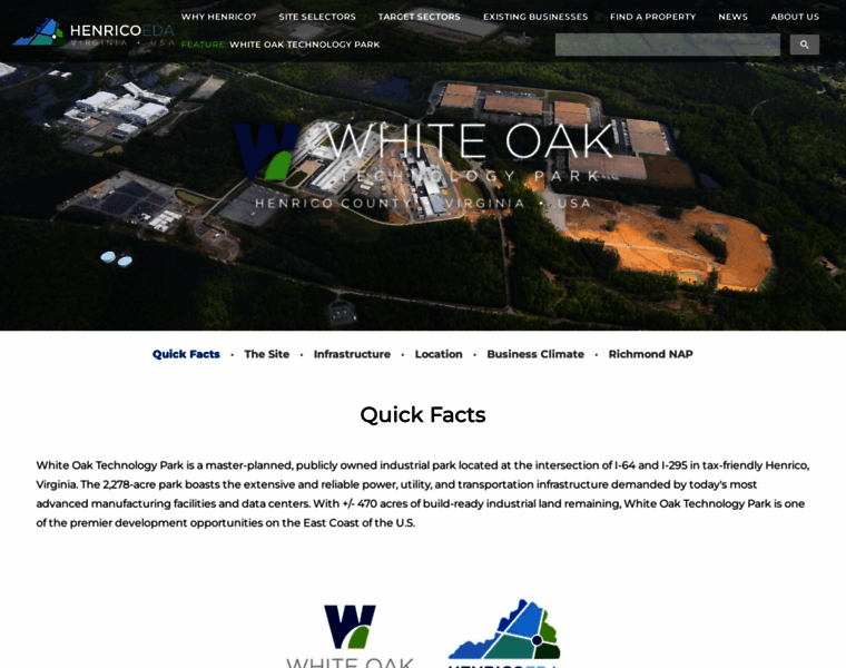 Whiteoaktechpark.com thumbnail
