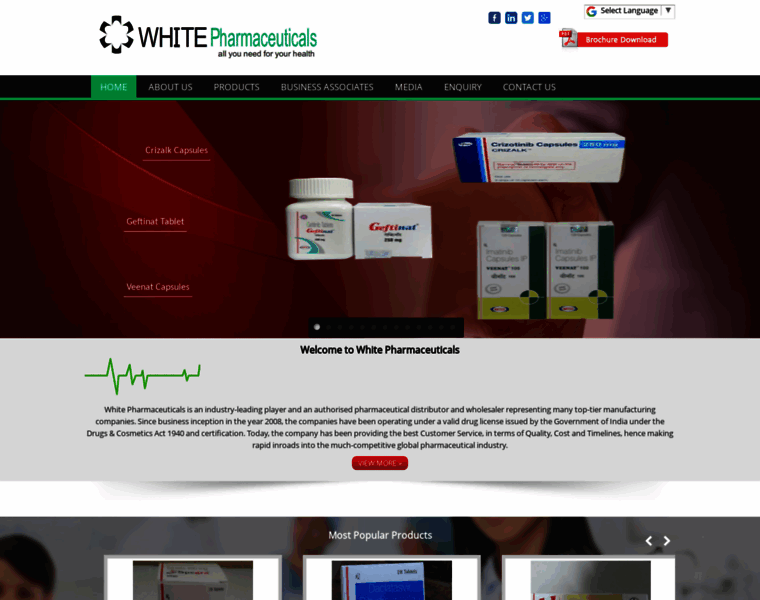 Whitepharmaceutical.com thumbnail