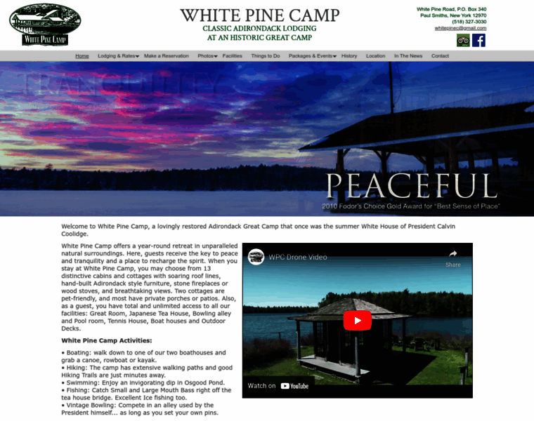 Whitepinecamp.com thumbnail