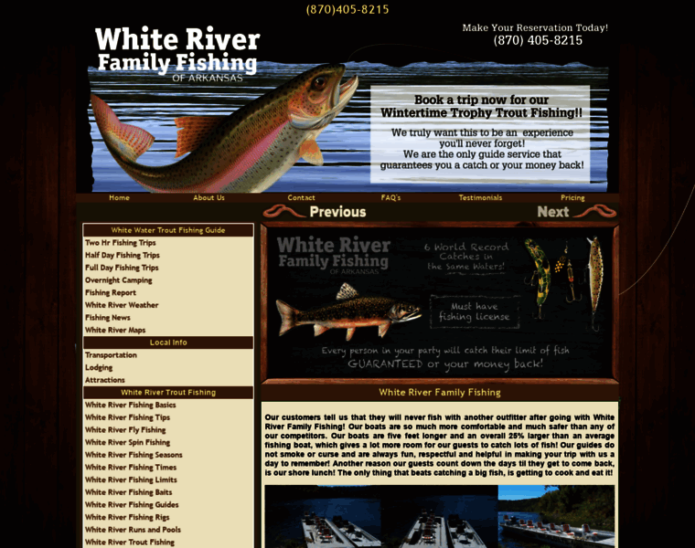 Whiteriverfamilyfishing.com thumbnail