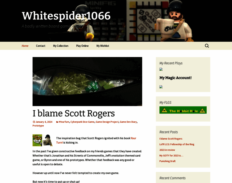 Whitespider1066.com thumbnail