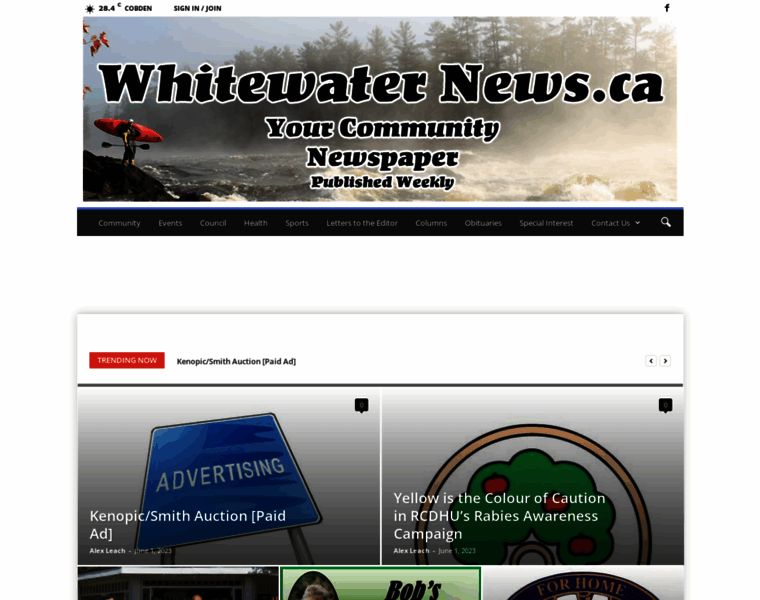 Whitewaternews.ca thumbnail