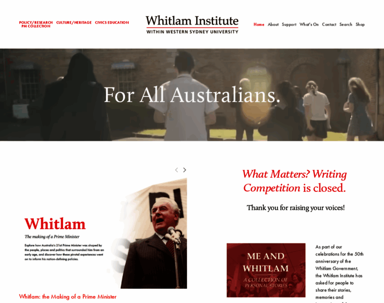 Whitlam.org thumbnail