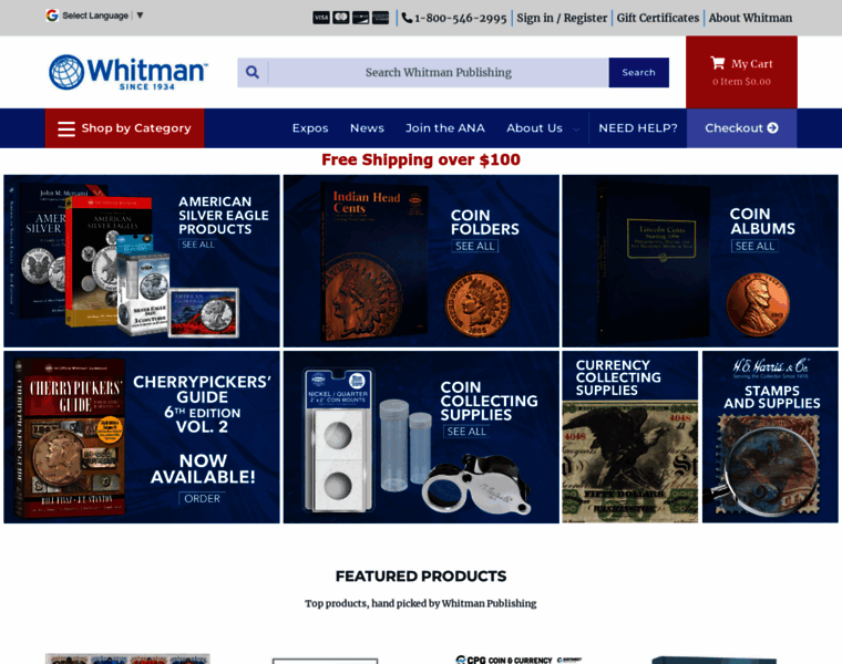 Whitmanbooks.com thumbnail