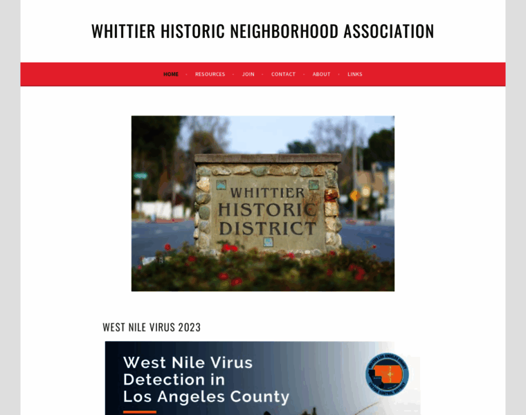 Whittierhistoric.org thumbnail