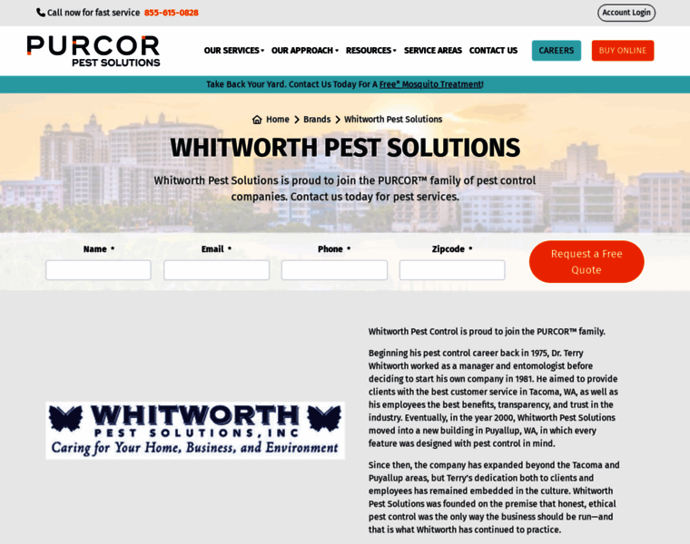 Whitworthpestsolutions.com thumbnail