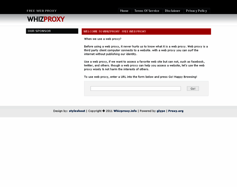 Whizproxy.info thumbnail