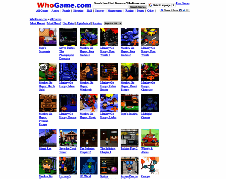 Whogame.com thumbnail