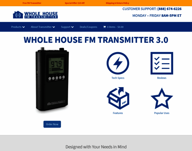 Wholehousefmtransmitter.com thumbnail