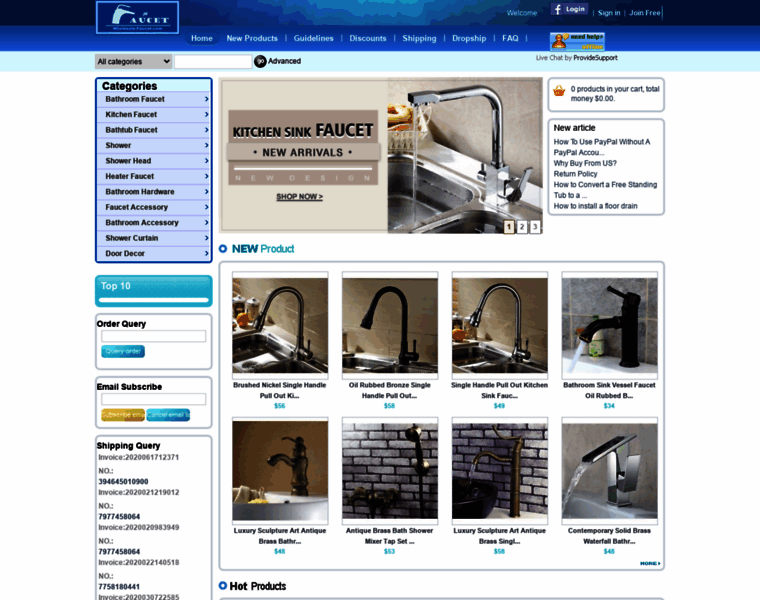 Wholesale-faucet.com thumbnail