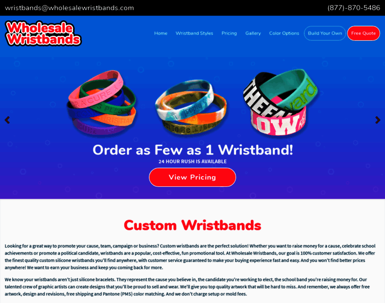 Wholesale-wristbands.com thumbnail