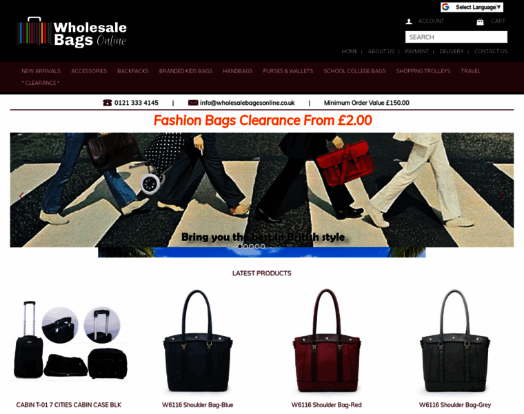 Wholesalebagsonline.co.uk thumbnail