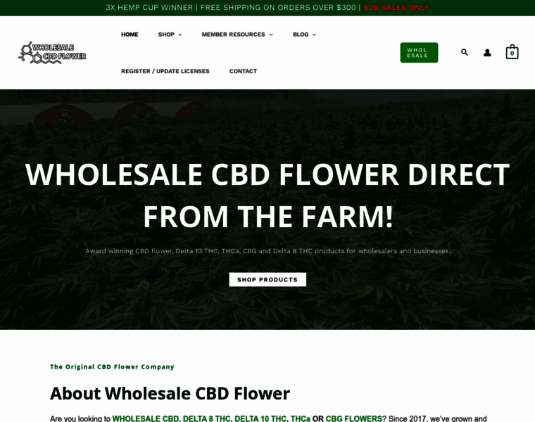 Wholesalecbdflower.com thumbnail