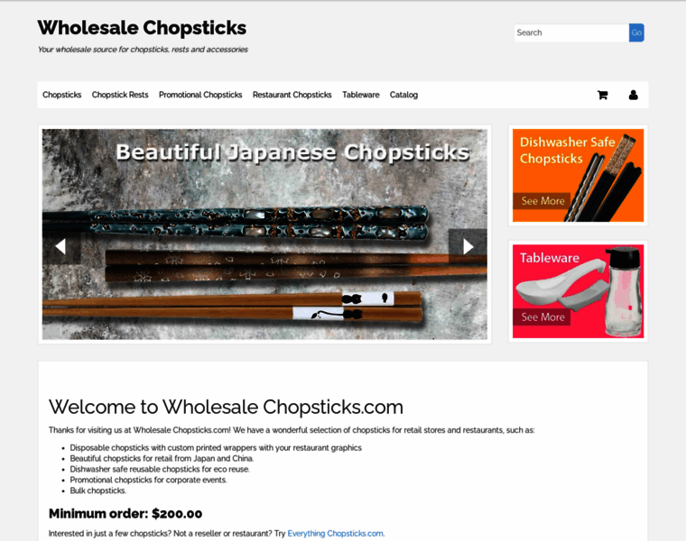Wholesalechopsticks.com thumbnail