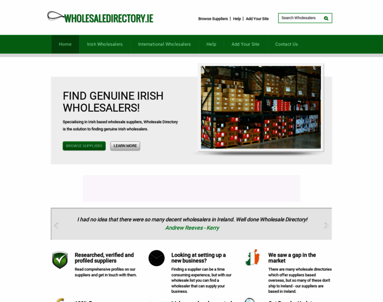 Wholesaledirectory.ie thumbnail