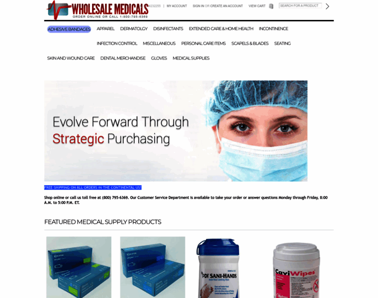 Wholesalemedicals.com thumbnail