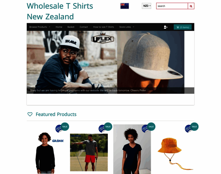 Wholesaletshirtsnz.com thumbnail