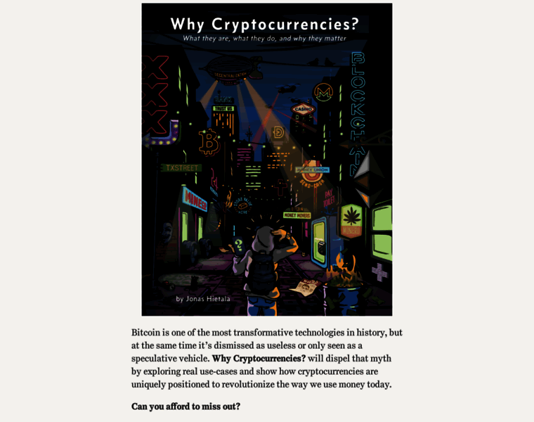 Whycryptocurrencies.com thumbnail