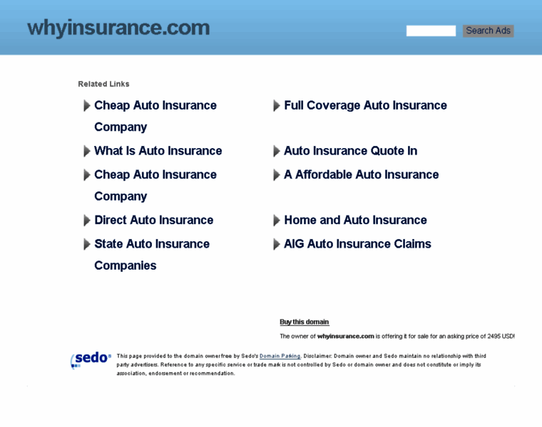 Whyinsurance.com thumbnail