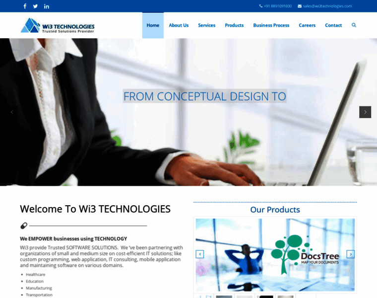 Wi3technologies.com thumbnail