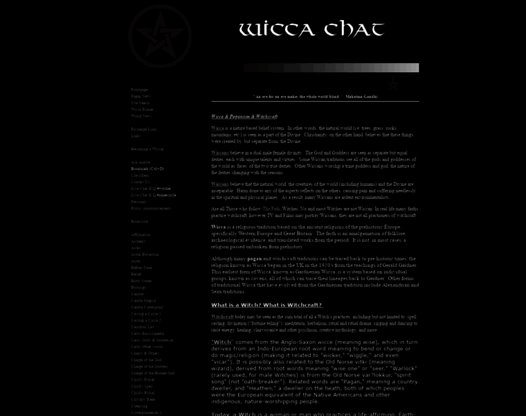 Wicca-chat.com thumbnail