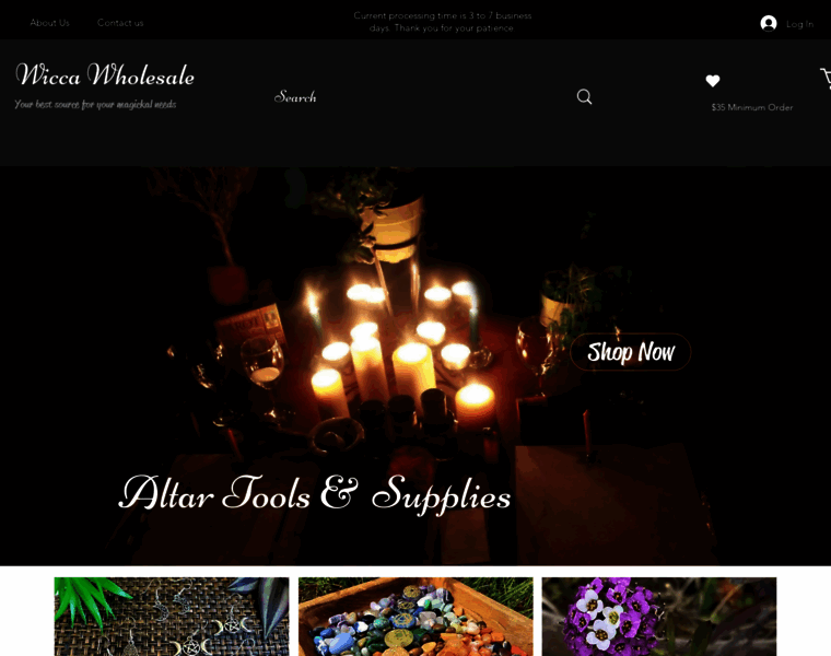 Wicca-wholesale.com thumbnail