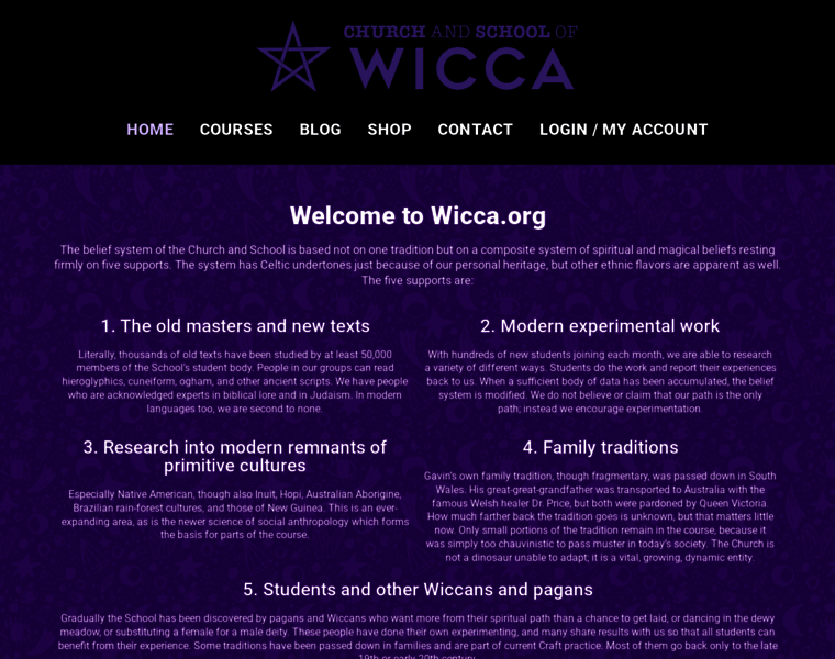 Wicca.org thumbnail