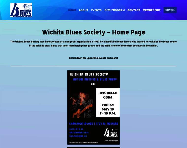 Wichitablues.org thumbnail