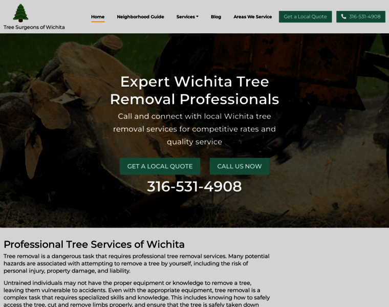Wichitatreeservice.net thumbnail