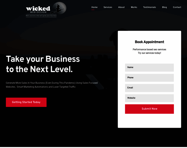Wickedwebdesign.com.au thumbnail