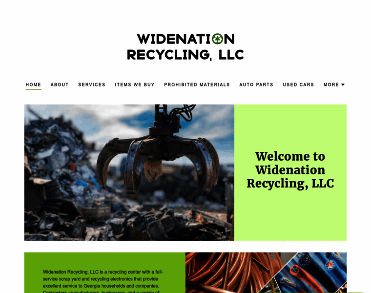 Widenationrecycling.com thumbnail