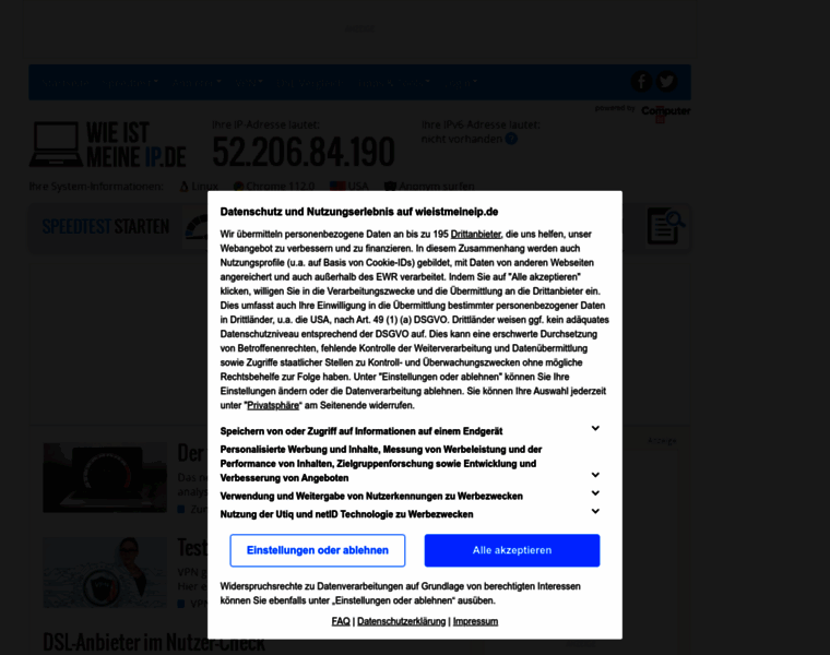Wieistmeineip.de thumbnail Wieistmeineip.de thumbnail