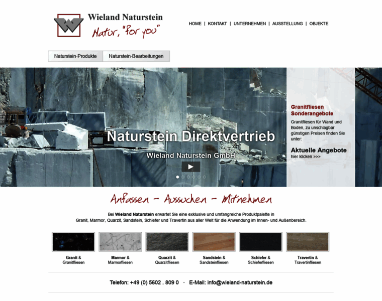 Wieland-naturstein.de thumbnail