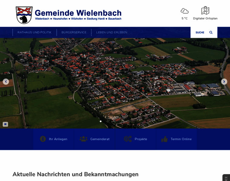 Wielenbach.de thumbnail