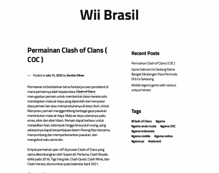 Wii-brasil.com thumbnail