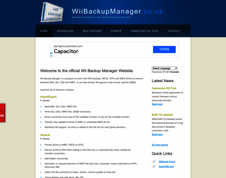 Wiibackupmanager.co.uk thumbnail