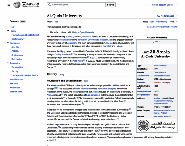 Wiki.alquds.edu thumbnail