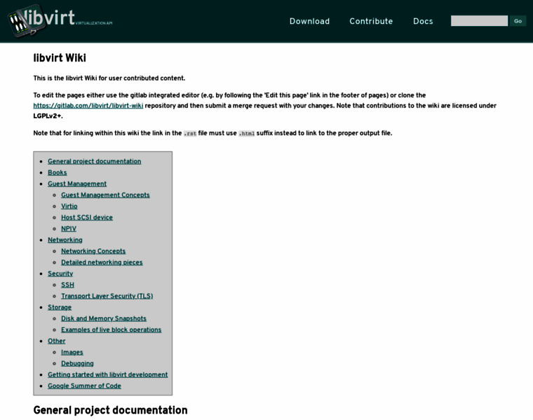 Wiki.libvirt.org thumbnail