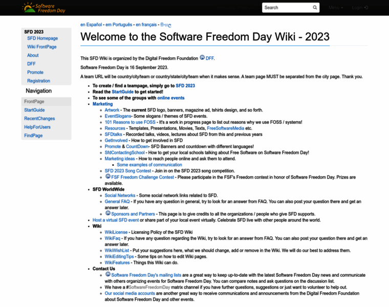 Wiki.softwarefreedomday.org thumbnail