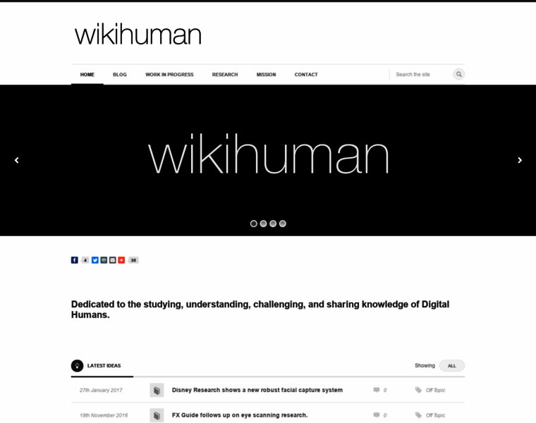 Wikihuman.org thumbnail
