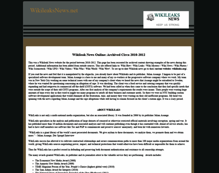 Wikileaksnews.net thumbnail Wikileaksnews.net thumbnail