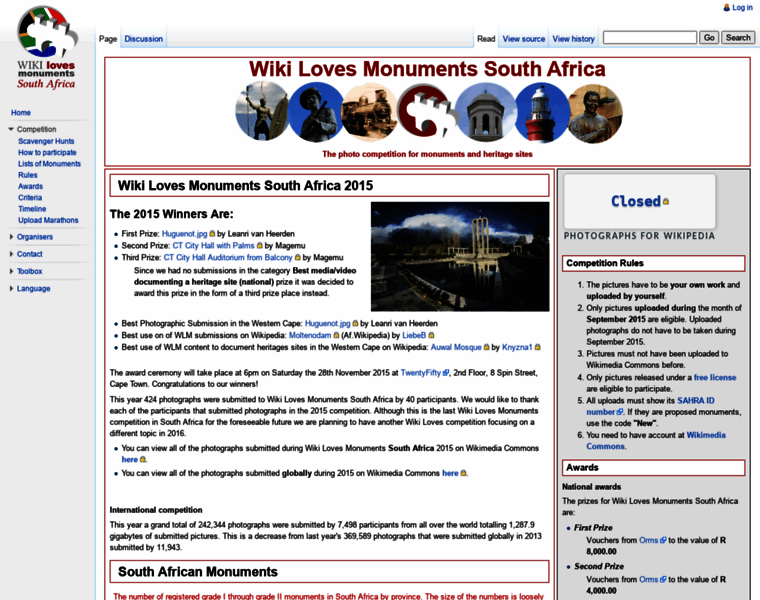 Wikilovesmonuments.co.za thumbnail