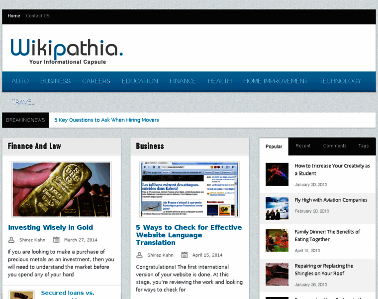 Wikipathia.com thumbnail