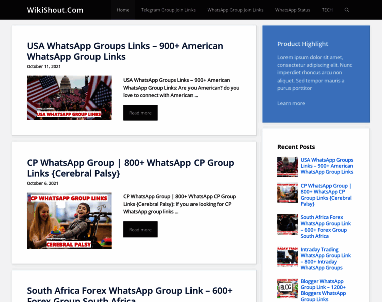 Wikishout.com thumbnail