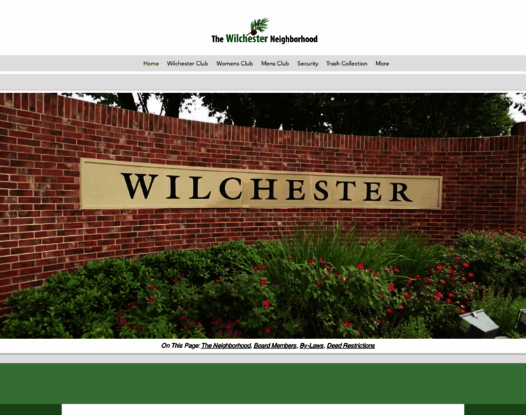 Wilchester.org thumbnail