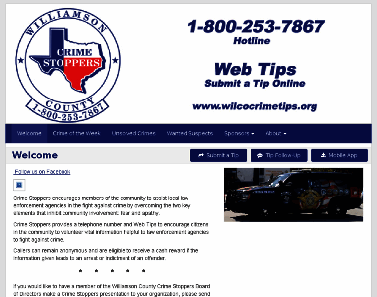 Wilcocrimestoppers.org thumbnail