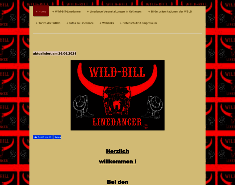 Wild-bill-linedancer.de thumbnail