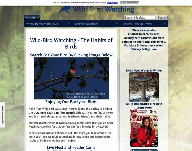 Wild-bird-watching.com thumbnail