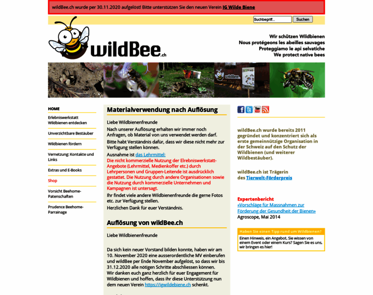 Wildbee.ch thumbnail