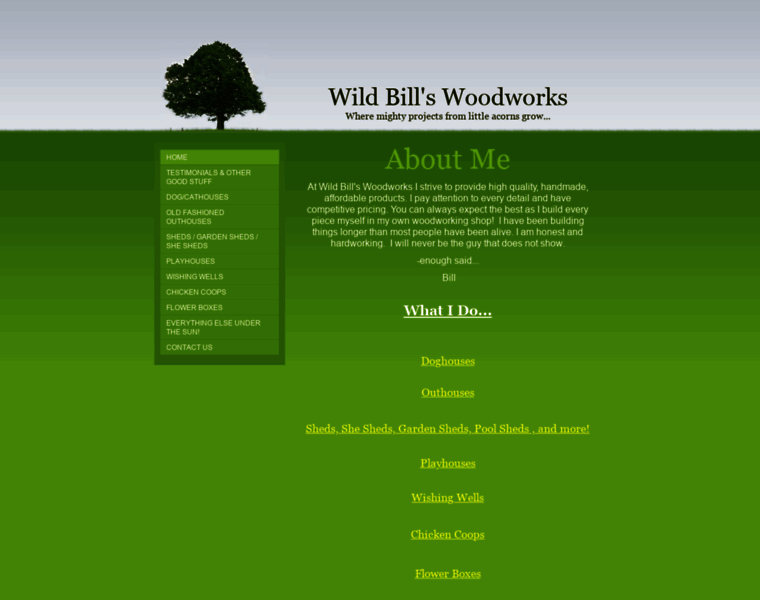 Wildbillswoodworks.com thumbnail